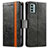 Funda de Cuero Cartera con Soporte Carcasa S02D para Nokia G22 Negro