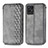 Funda de Cuero Cartera con Soporte Carcasa S02D para Realme 8i Gris