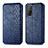 Funda de Cuero Cartera con Soporte Carcasa S02D para Xiaomi Redmi K30S 5G Azul