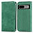 Funda de Cuero Cartera con Soporte Carcasa S04D para Google Pixel 7a 5G Verde