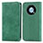 Funda de Cuero Cartera con Soporte Carcasa S04D para Huawei Enjoy 50 Pro Verde