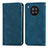 Funda de Cuero Cartera con Soporte Carcasa S04D para Huawei Honor 50 Lite Azul