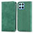 Funda de Cuero Cartera con Soporte Carcasa S04D para Huawei Honor 70 Lite 5G Verde