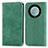 Funda de Cuero Cartera con Soporte Carcasa S04D para Huawei Honor Magic5 Lite 5G Verde