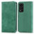 Funda de Cuero Cartera con Soporte Carcasa S04D para Huawei Honor V40 5G Verde