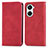 Funda de Cuero Cartera con Soporte Carcasa S04D para Huawei Nova 10 SE Rojo