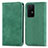 Funda de Cuero Cartera con Soporte Carcasa S04D para Huawei P40 Pro Verde