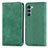 Funda de Cuero Cartera con Soporte Carcasa S04D para Motorola Moto Edge S30 5G Verde