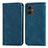 Funda de Cuero Cartera con Soporte Carcasa S04D para Motorola Moto G14 Azul