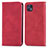 Funda de Cuero Cartera con Soporte Carcasa S04D para Motorola Moto G50 5G Rojo