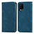 Funda de Cuero Cartera con Soporte Carcasa S04D para Oppo A54 4G Azul