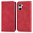 Funda de Cuero Cartera con Soporte Carcasa S04D para Realme 10 4G Rojo