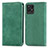 Funda de Cuero Cartera con Soporte Carcasa S04D para Realme 8i Verde