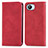 Funda de Cuero Cartera con Soporte Carcasa S04D para Realme C30 Rojo