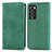 Funda de Cuero Cartera con Soporte Carcasa S04D para Realme GT Master Explorer 5G Verde