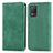 Funda de Cuero Cartera con Soporte Carcasa S04D para Realme Narzo 30 5G Verde