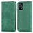 Funda de Cuero Cartera con Soporte Carcasa S04D para Realme Q3 Pro 5G Verde