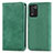 Funda de Cuero Cartera con Soporte Carcasa S04D para Realme Q3t 5G Verde