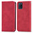 Funda de Cuero Cartera con Soporte Carcasa S04D para Realme V11 5G Rojo