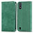 Funda de Cuero Cartera con Soporte Carcasa S04D para Samsung Galaxy A01 SM-A015 Verde