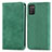 Funda de Cuero Cartera con Soporte Carcasa S04D para Samsung Galaxy A03s Verde