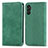 Funda de Cuero Cartera con Soporte Carcasa S04D para Samsung Galaxy A04s Verde