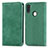 Funda de Cuero Cartera con Soporte Carcasa S04D para Samsung Galaxy A11 Verde