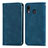 Funda de Cuero Cartera con Soporte Carcasa S04D para Samsung Galaxy A30 Azul