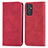 Funda de Cuero Cartera con Soporte Carcasa S04D para Samsung Galaxy A34 5G Rojo