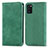 Funda de Cuero Cartera con Soporte Carcasa S04D para Samsung Galaxy A41 Verde