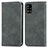 Funda de Cuero Cartera con Soporte Carcasa S04D para Samsung Galaxy A51 5G Gris