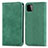 Funda de Cuero Cartera con Soporte Carcasa S04D para Samsung Galaxy F42 5G Verde