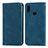 Funda de Cuero Cartera con Soporte Carcasa S04D para Samsung Galaxy M01s Azul