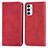 Funda de Cuero Cartera con Soporte Carcasa S04D para Samsung Galaxy M23 5G Rojo