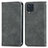 Funda de Cuero Cartera con Soporte Carcasa S04D para Samsung Galaxy M32 4G Gris