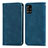 Funda de Cuero Cartera con Soporte Carcasa S04D para Samsung Galaxy M40S Azul