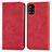 Funda de Cuero Cartera con Soporte Carcasa S04D para Samsung Galaxy M40S Rojo