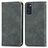 Funda de Cuero Cartera con Soporte Carcasa S04D para Samsung Galaxy S20 Gris