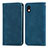 Funda de Cuero Cartera con Soporte Carcasa S04D para Sony Xperia Ace III SOG08 Azul