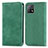 Funda de Cuero Cartera con Soporte Carcasa S04D para Vivo iQOO U3 5G Verde