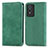 Funda de Cuero Cartera con Soporte Carcasa S04D para Vivo Y76s 5G Verde