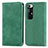 Funda de Cuero Cartera con Soporte Carcasa S04D para Xiaomi Mi 10S 5G Verde