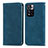 Funda de Cuero Cartera con Soporte Carcasa S04D para Xiaomi Mi 11i 5G (2022) Azul