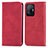 Funda de Cuero Cartera con Soporte Carcasa S04D para Xiaomi Mi 11T 5G Rojo