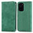 Funda de Cuero Cartera con Soporte Carcasa S04D para Xiaomi Mi 11X 5G Verde