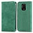 Funda de Cuero Cartera con Soporte Carcasa S04D para Xiaomi Poco M2 Pro Verde