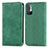 Funda de Cuero Cartera con Soporte Carcasa S04D para Xiaomi POCO M3 Pro 5G Verde