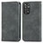 Funda de Cuero Cartera con Soporte Carcasa S04D para Xiaomi Redmi Note 11 4G (2022) Gris