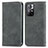 Funda de Cuero Cartera con Soporte Carcasa S04D para Xiaomi Redmi Note 11 5G Gris