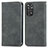 Funda de Cuero Cartera con Soporte Carcasa S04D para Xiaomi Redmi Note 11 Pro 4G Gris